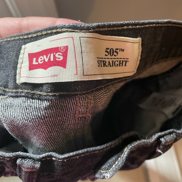 Levi 505 black faded jeans - Picture 4 of 5